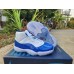 JORDAN 11 Blue and White