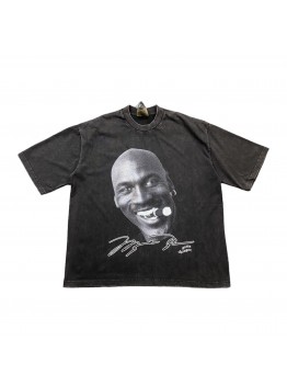 MICHAEL JORDAN VINTAGE GRAPHIC TEE DARK GREY