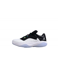 AIR JORDAN 11 CMFT LOW WHITE/BLACK/GHOST GREEN/METALLIC SILVER
