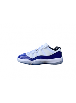 AIR JORDAN 11 LOW PURPLE CONCORD WHITE/BLACK-CONCORD