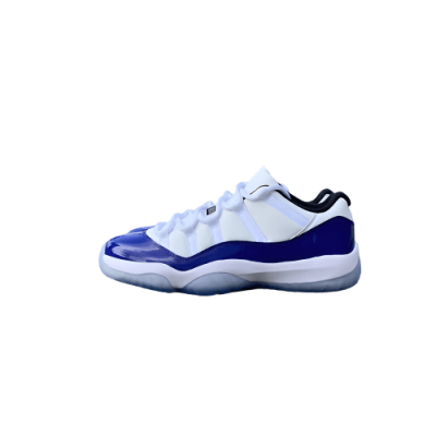 AIR JORDAN 11 LOW PURPLE CONCORD WHITE/BLACK-CONCORD