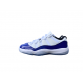 AIR JORDAN 11 LOW PURPLE CONCORD WHITE/BLACK-CONCORD