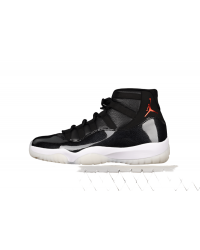 AIR JORDAN 11 RETRO 72-10 BLACK/BLACK/VARSITY RED