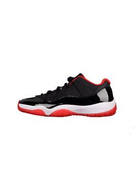 AIR JORDAN 11 RETRO LOW BRED BLACK/TRUE RED/WHITE