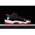 AIR JORDAN 11 RETRO LOW BRED BLACK/TRUE RED/WHITE