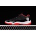 AIR JORDAN 11 RETRO LOW BRED BLACK/TRUE RED/WHITE