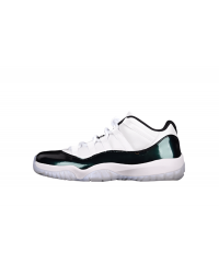 AIR JORDAN 11 RETRO LOW EMERALD WHITE/EMERALD RISE-BLACK
