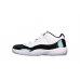 AIR JORDAN 11 RETRO LOW EMERALD WHITE/EMERALD RISE-BLACK