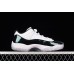 AIR JORDAN 11 RETRO LOW EMERALD WHITE/EMERALD RISE-BLACK