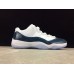 AIR JORDAN 11 RETRO LOW LE SNAKESKIN WHITE/BLACK-NAVY