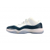 AIR JORDAN 11 RETRO LOW LE SNAKESKIN WHITE/BLACK-NAVY