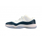 AIR JORDAN 11 RETRO LOW LE SNAKESKIN WHITE/BLACK-NAVY