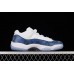 AIR JORDAN 11 RETRO LOW NAVY SNAKESKIN 2019 WHITE/BLACK