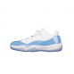 AIR JORDAN 11 RETRO LOW UNC WHITE/WHITE/UNIVERSITY BLUE