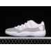 AIR JORDAN 11 RETRO LOW WHITE/UNIVERSITY BLUE