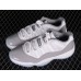 AIR JORDAN 11 RETRO LOW WHITE/UNIVERSITY BLUE