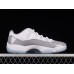 AIR JORDAN 11 RETRO LOW WHITE/UNIVERSITY BLUE