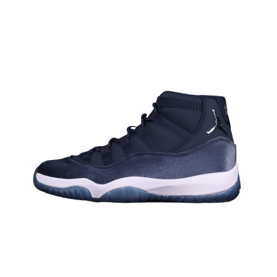 AIR JORDAN 11 RETRO NAVY VELVET MIDNIGHT NAVY/METALLIC SILVER/WHITE