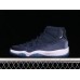 AIR JORDAN 11 RETRO NAVY VELVET MIDNIGHT NAVY/METALLIC SILVER/WHITE