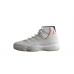 AIR JORDAN 11 RETRO PLATINUM TINT/SAIL-UNIVERSITY RED