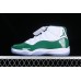 AIR JORDAN 11 RETRO WHITE/GREEN