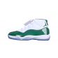AIR JORDAN 11 RETRO WHITE/GREEN