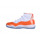 AIR JORDAN 11 RETRO WHITE/ORANGE