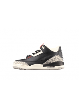 AIR JORDAN 3 DESERT CEMENT BLACK/RUSH ORANGE-FOSSIL STONE-SAIL