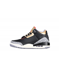 AIR JORDAN 3 RETRO BLACK/FIRE RED/METALLIC GOLD/CEMENT GREY