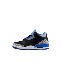 AIR JORDAN 3 RETRO BLACK/SPORT BLUE WOLF GREY