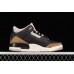 AIR JORDAN 3 RETRO DESERT ELEPHANT BLACK/RUSH ORANGE-FOSSIL STONE