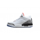 AIR JORDAN 3 RETRO FREE THROW LINE WHITE CEMENT WHITE/BLACK