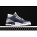 AIR JORDAN 3 RETRO GEORGETOWN MIDNIGHT NAVY/CEMENT GREY/WHITE