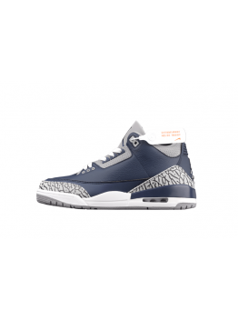 AIR JORDAN 3 RETRO GEORGETOWN MIDNIGHT NAVY/CEMENT GREY/WHITE