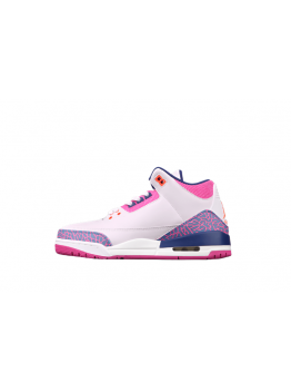 AIR JORDAN 3 RETRO GG BARELY GRAPE/HYPER CRIMSON/FIRE PINK