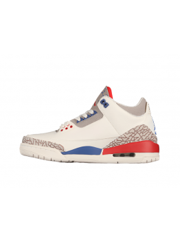 AIR JORDAN 3 RETRO GS INTERNATIONAL FLIGHT SAIL/SPORT ROYAL-FIRE RED