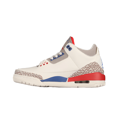 AIR JORDAN 3 RETRO GS INTERNATIONAL FLIGHT SAIL/SPORT ROYAL-FIRE RED