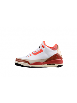AIR JORDAN 3 RETRO GS WHITE/BLACK/MARS STONE/TEAM ORANGE