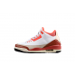 AIR JORDAN 3 RETRO GS WHITE/BLACK/MARS STONE/TEAM ORANGE