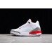 AIR JORDAN 3 RETRO HALL OF FAME WHITE/CEMENT GREY-BLACK-FIRE RED
