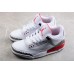 AIR JORDAN 3 RETRO HALL OF FAME WHITE/CEMENT GREY-BLACK-FIRE RED