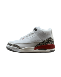 AIR JORDAN 3 RETRO HALL OF FAME WHITE/CEMENT GREY-BLACK-FIRE RED