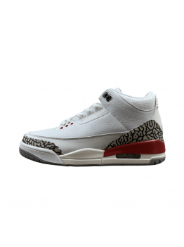 AIR JORDAN 3 RETRO HALL OF FAME WHITE/CEMENT GREY-BLACK-FIRE RED