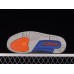 AIR JORDAN 3 RETRO KNICKS WHITE/OLD ROYAL-UNIVERSITY ORANGE-TECH GREY