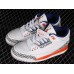 AIR JORDAN 3 RETRO KNICKS WHITE/OLD ROYAL-UNIVERSITY ORANGE-TECH GREY