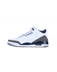 AIR JORDAN 3 RETRO MIDNIGHT NAVY WHITE/BLACK/GREY/BLUE