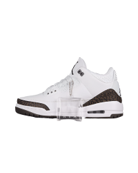 AIR JORDAN 3 RETRO MOCHA WHITE/CHROME-DARK MOCHA
