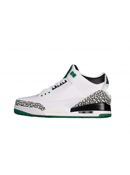 AIR JORDAN 3 RETRO OREGON PIT CREW WHITE/BLACK/GREEN