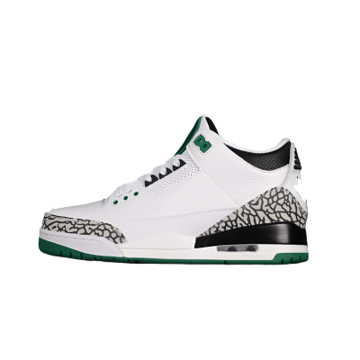 AIR JORDAN 3 RETRO OREGON PIT CREW WHITE/BLACK/GREEN