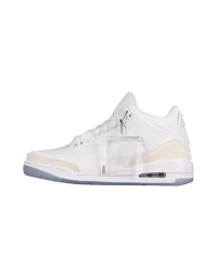 AIR JORDAN 3 RETRO PURE MONEY WHITE/WHITE-WHITE